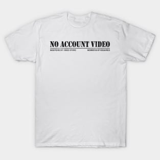 No Account Video (Variant) | Scott Pilgrim T-Shirt